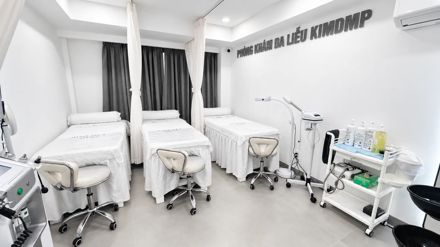 Phòng chăm sóc da tại Kim DMP Gò Vấp