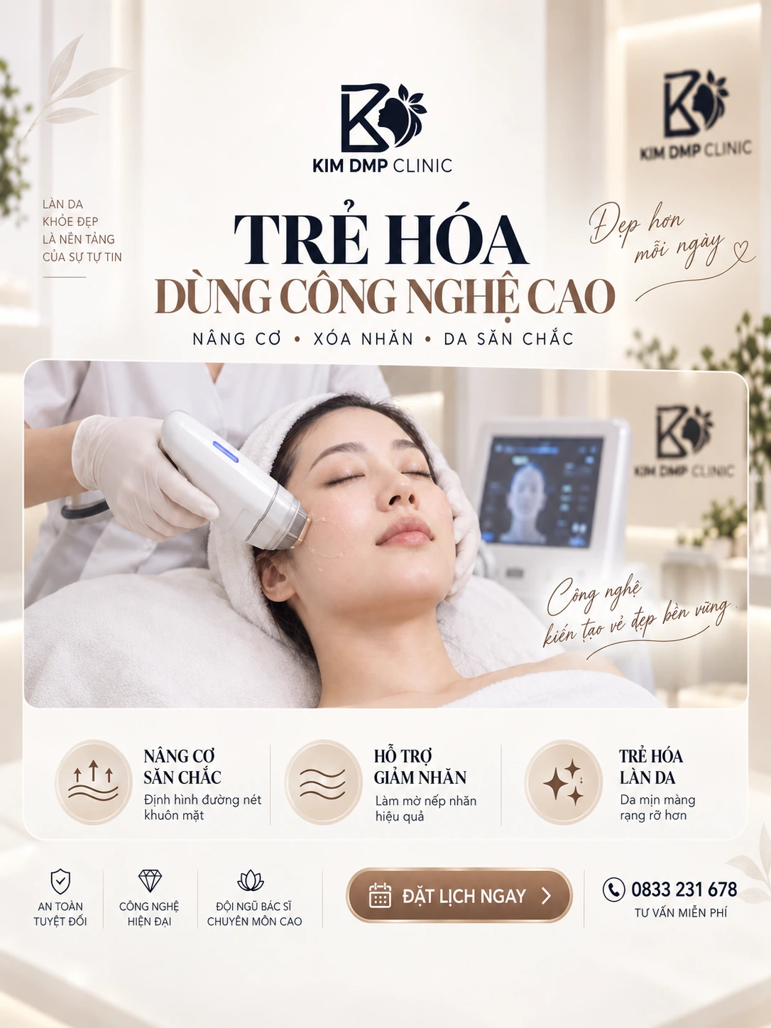 Trẻ hóa - phục hồi da tại phòng khám da liễu Kim DMP Gò Vấp